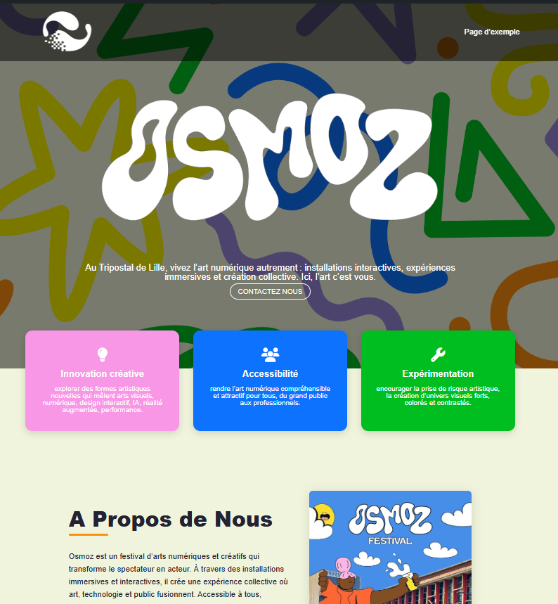 Site Festival Osmoz